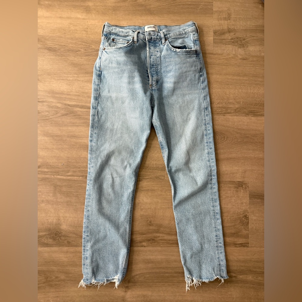 Agolde Riley High Rise Straight Jeans‎ Size 26 Excellent Condition